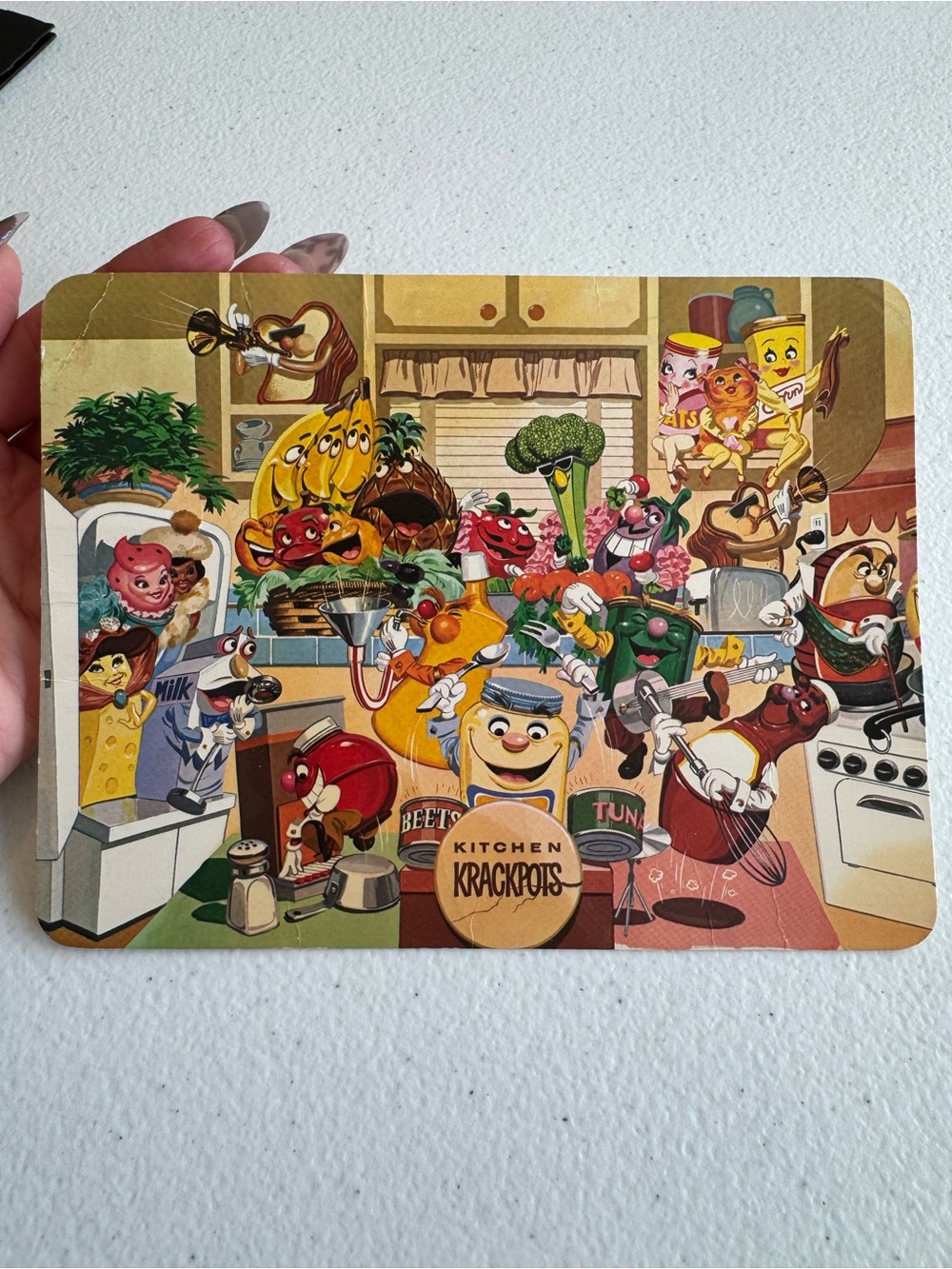 Disney EPCOT Vintage Kitchen Kabaret Kitchen Krackpots Postcard